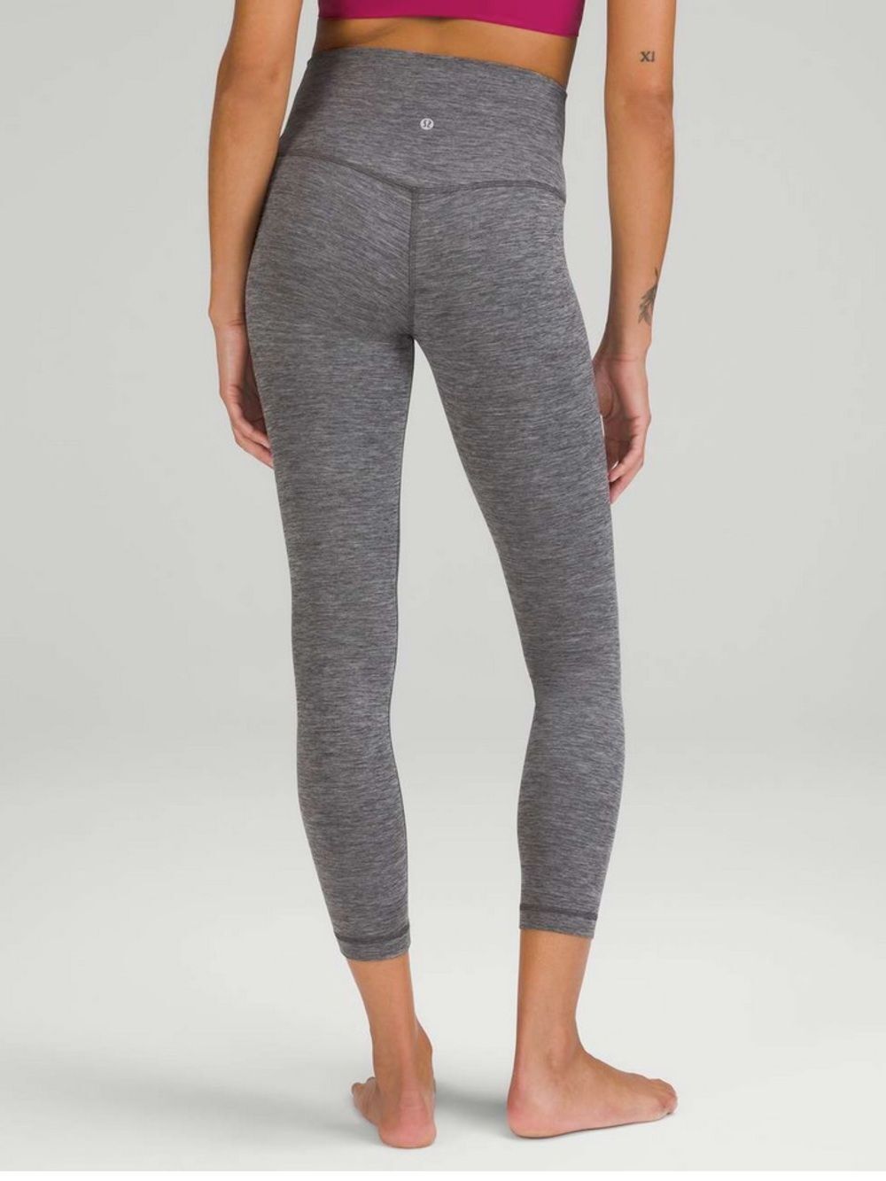 Lululemon athletica Align 25” heathered graphite grey leggings 6 - Picture 2 of 8